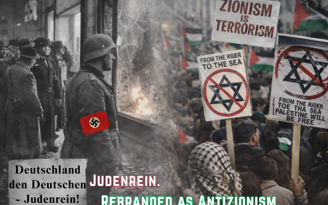 Judenrein. Rebranded as antizionism