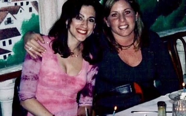 Sharon and Betty celebrating their birthdays together in April 2000. Photo courtesy of the author.