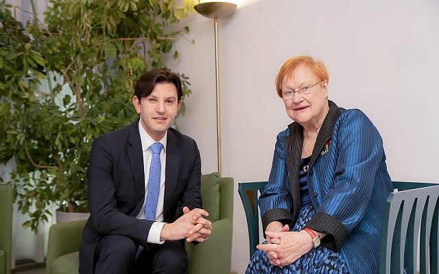 President of Finland and Alexander Woodman