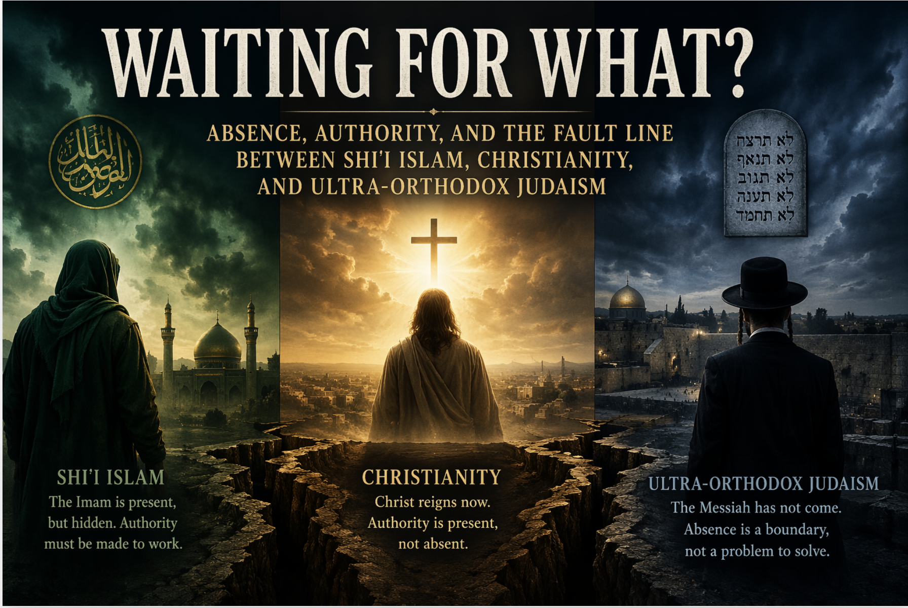 The Fault Line Between Shiʿi Islam, Christianity, & Ultra-Orthodox Judaism