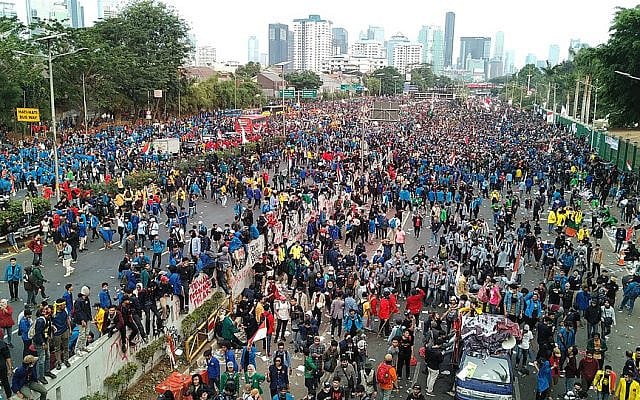 Jakarta protest, 2019, 16:30:11, Author: JahlilMA Jakarta protest, 2019, 16:30:11, Author: JahlilMA
