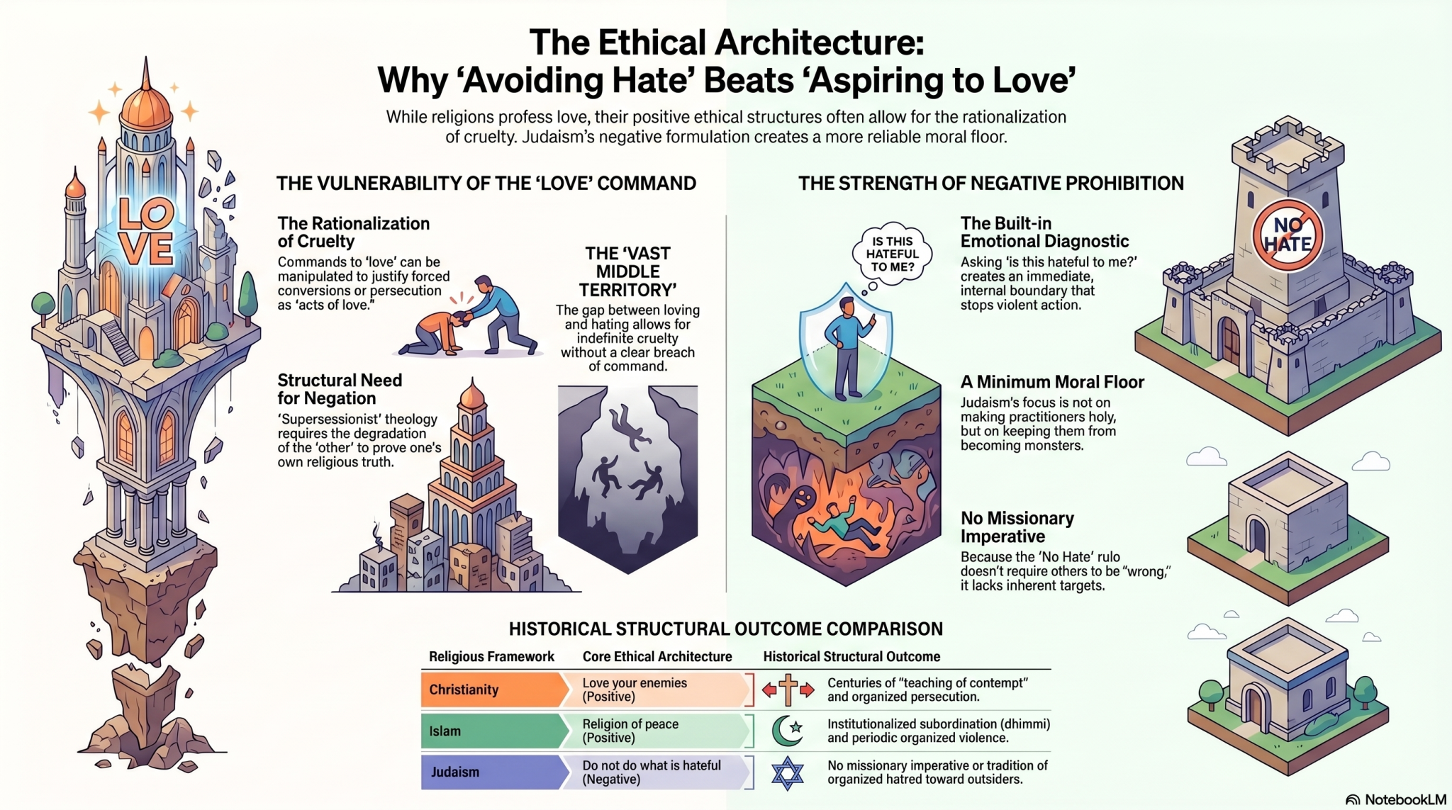 How Religions That Profess Love and Peace Accept and Promote Hatred