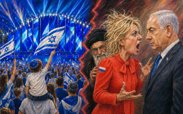 How Moscow Tries to "Put Netanyahu in His Place" Over Iran and Holocaust Memory - AI-Generated Illustration