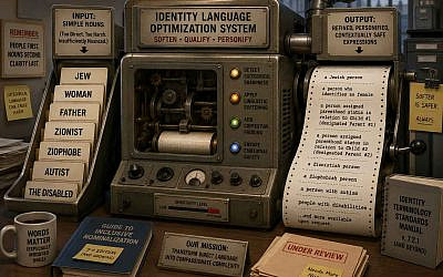 When language becomes a system of approvals, nouns stop standing alone. Image © Ivan Bassov, 2026. Licensed under CC BY 4.0.