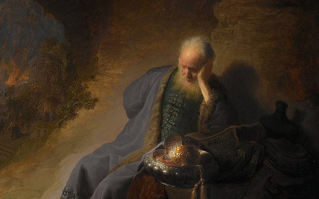 Rembrandt's 'Jeremiah.'