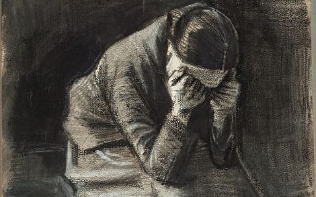 Vincent van Gogh, Weeping Woman, Chicago Insititute of Art, via Wikimedia commons