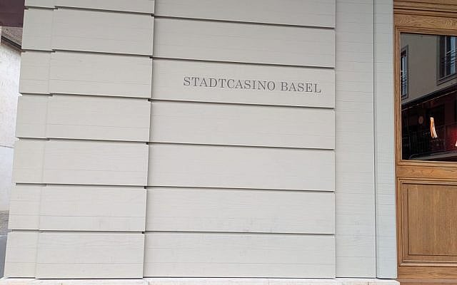 Photo taken by author outside Stadtcasino, Basel.