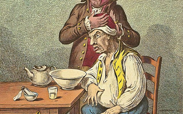 Gentle Emetic. 1804. James Gillray (1756-1815). (Photo by McGill Library/Unsplash)