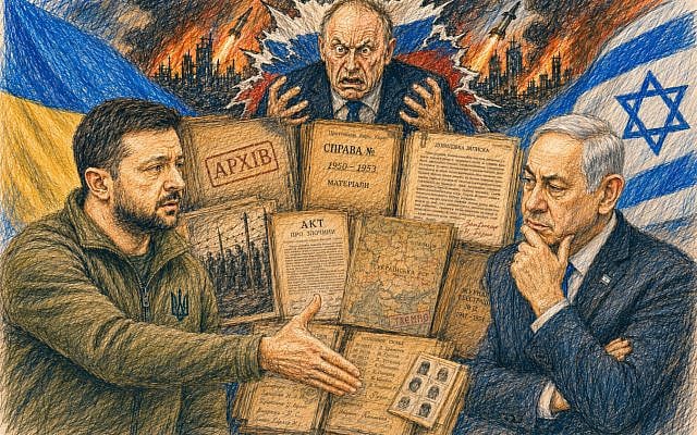 Why Ukraine Proposes a Joint Historical Commission With Israel. The image was created using AI.
