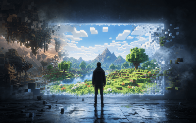 A world in the making. Illustration created with AI.