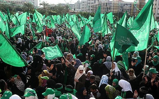 25th anniversary of Hamas celebrated in Gaza. 8 December 2012. (Source: Hadi Mohammad/Wikimedia Commons)
