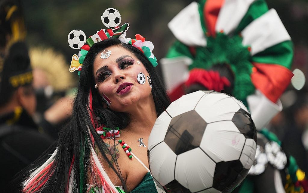 A dancer performs along Reforma Avenue in Mexico City, Saturday, June 6, 2026 ahead of the FIFA World Cup. (AP Photo/Moises Castillo) A dancer performs along Reforma Avenue in Mexico City, Saturday, June 6, 2026 ahead of the FIFA World Cup. (AP Photo/Moises Castillo)