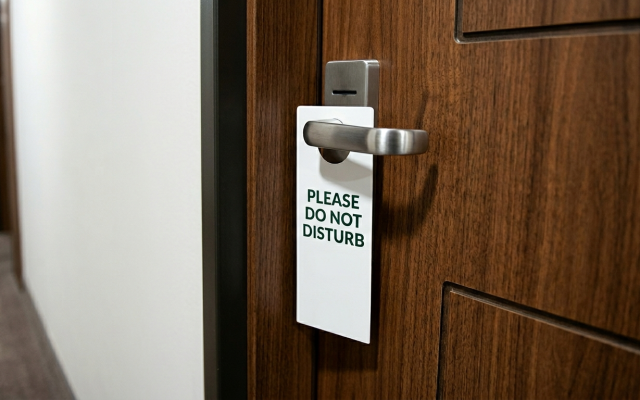 Please do not disturb - AI-generated by Harriet Gimpel using Gemini.