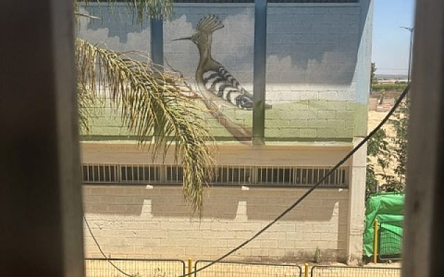 The view from the English room in Merhavim Elementary school, my photo