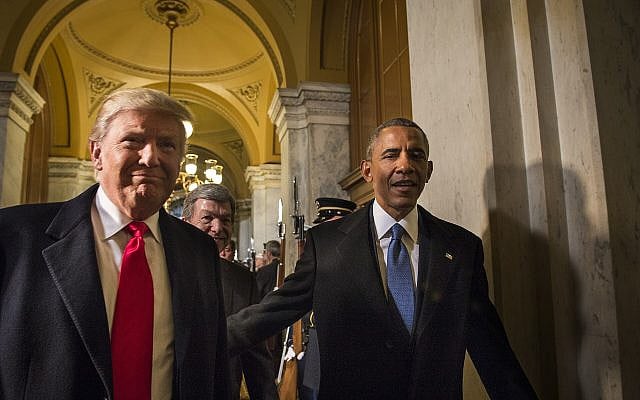President-elect Donald J. Trump arrives with U.S. President Barack Obama at the Capitol for the 58th Presidential Inauguration in Washington, D.C., Jan. 20, 2017. President-elect Donald J. Trump arrives with U.S. President Barack Obama at the Capitol for the 58th Presidential Inauguration in Washington, D.C., Jan. 20, 2017.