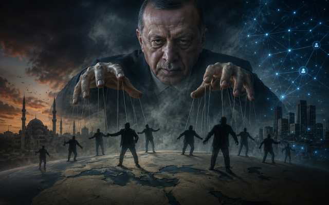 Turkey and Transnational Illiberalism. AI Illustration. (Credit: ChatGPT) Turkey and Transnational Illiberalism. AI Illustration. (Credit: ChatGPT)