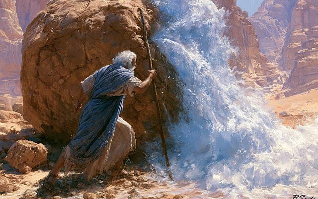 'Water from Stone' (AI image by author)