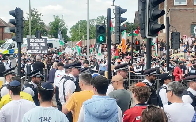 Protest in Edgware on 14-06-2026 by Author