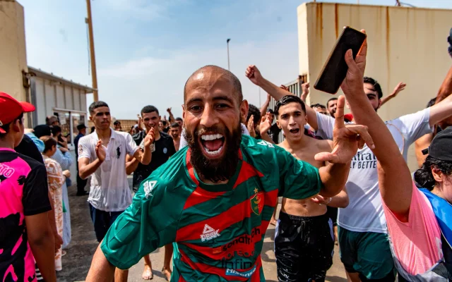 Migrants cross from Morocco into the Spanish enclave of Ceuta, July 30, 2026. (AP Photo/Antonio Sempere)