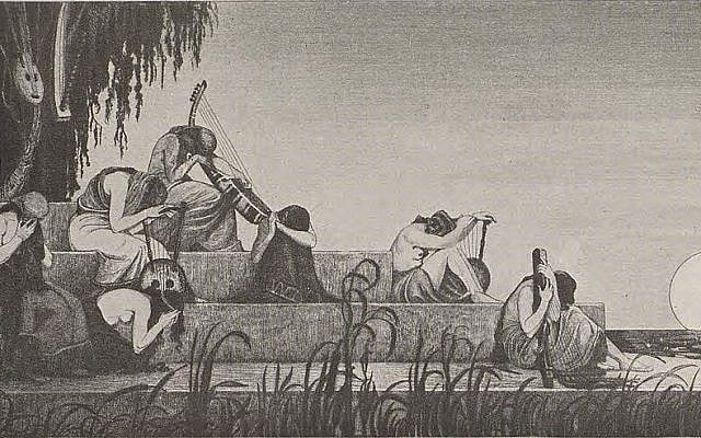 By the Rivers of Babylon (E.M.Lilien) Wikimedia Commons