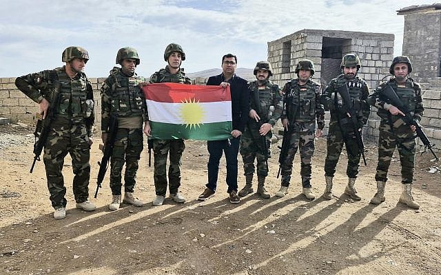 At Peshmerga Border Post at Qarachuq Mountains