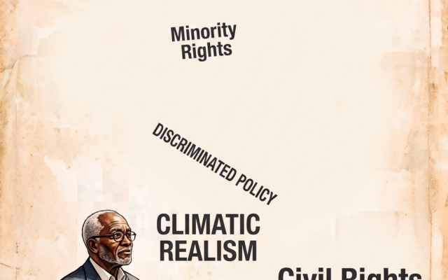 AI Illustration of Professor Robert Bullard, "the father of the environmental justice movement," who guided and accompanied researchers and activists around the world in action to reduce environmental inequality. All rights are reserved to Carmit Lubanov ©
