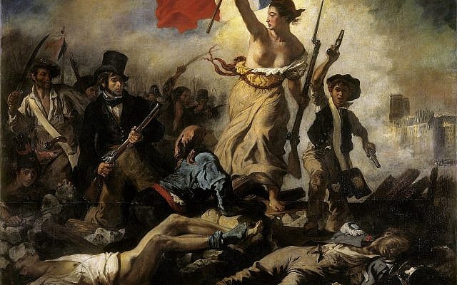 Eugène Delacroix, Liberty Leading the People (1830). Public domain. Source: Wikimedia Commons.
https://commons.wikimedia.org/wiki/File%3AEug%C3%A8ne_Delacroix_-_Liberty_Leading_the_People.jpeg Eugène Delacroix, Liberty Leading the People (1830). Public domain. Source: Wikimedia Commons.
https://commons.wikimedia.org/wiki/File%3AEug%C3%A8ne_Delacroix_-_Liberty_Leading_the_People.jpeg