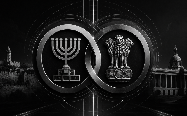 India-Israel Intelligence Convergence. An AI Illustration.