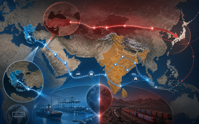 Japan-Türkiye Hedging Tests India’s Indo-Pacific Bet. An AI Illustration