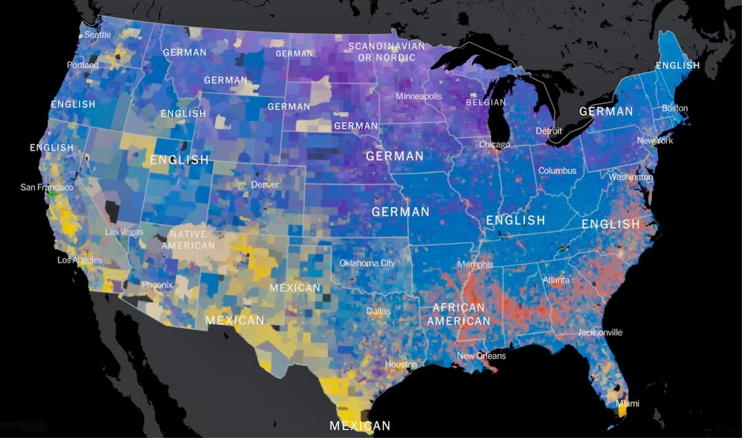 A New York Times map tells America's immigration story. Where are the Jews?