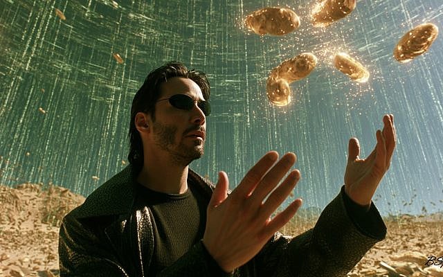 "Matrix Manna" (AI image by author)