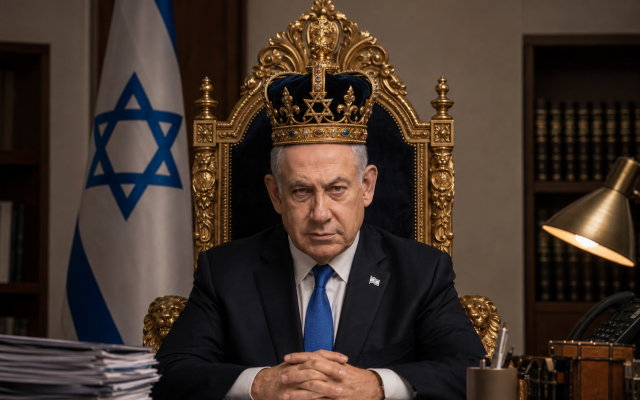 From King David to King Bibi: Israel built a democracy, but keeps choosing a monarch. (AI-generated).