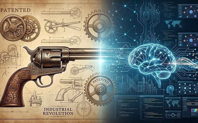 God created men, but Sam Colt made them equal. AI Did It Again. Image © Ivan Bassov, 2026. Licensed under CC BY 4.0.