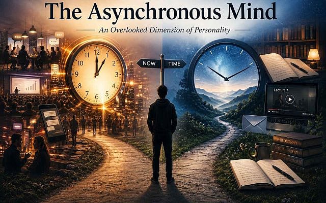 The Asynchronous Mind: An Overlooked Dimension of Personality. Image © Ivan Bassov, 2026. Licensed under CC BY 4.0.