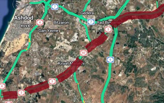 Route 3 - crossing Israel West to Est