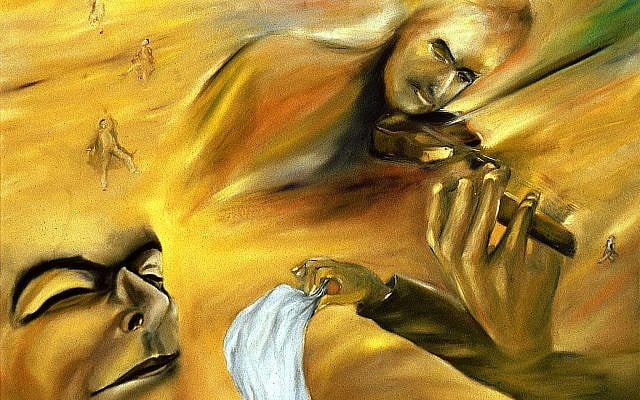 Michael Rogatchi (C). Freilax. Daily Miracles collection. Oil on canvas. 77 x 94 cm. 1995. The Rogatchi Art Collection.