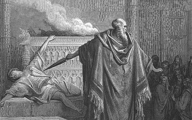 “Mattathias and the Apostate,” Gustave Doré, 1866. Public domain. Source: Wikimedia Commons.