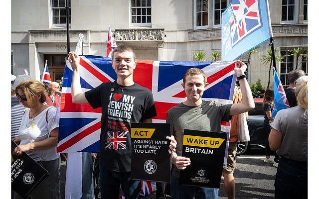 Campaign Against Antisemitism March in London, 2025. Credit: Elliott Franks