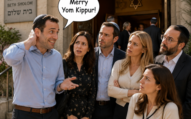 Jewish greeting anxiety is real.