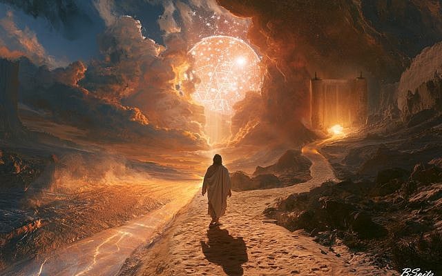 "Divine Entrapment" (AI image by author)