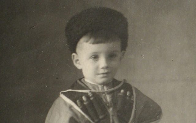 First photo of Boris Grac (later Baruch Avidar)