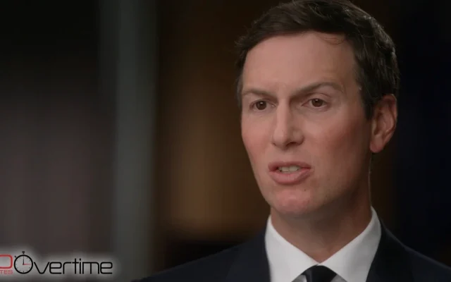 Jared Kushner, US President Donald Trump's adviser and son-in-law, speaks with CBS's Lesley Stahl (not pictured) on 60 Minutes, in an interview aired on October 19, 2025. (Screenshot/CBS 60 Minutes)