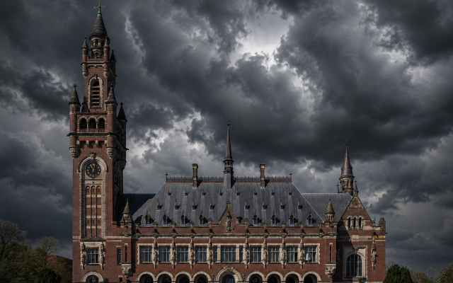 Storm over the Hague (own work, AI assisted)