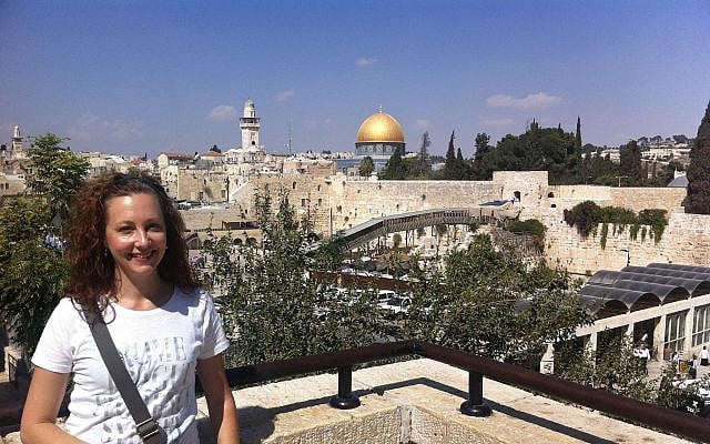 The author in Jerusalem, September 2014.