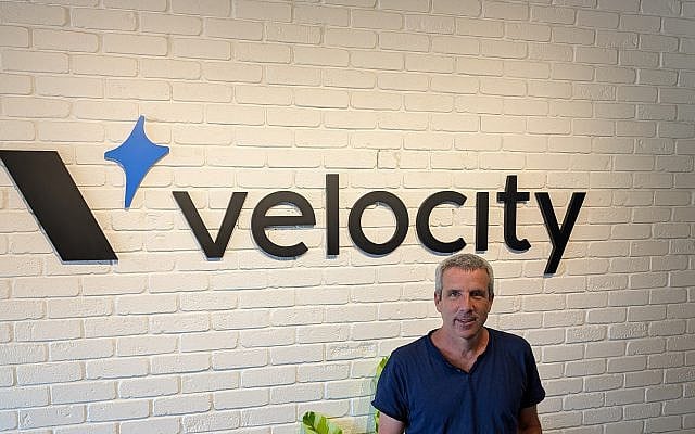 Guy Kirschbaum, founding VP engineering @ Velocity.io, pictured in the Velocity offices.