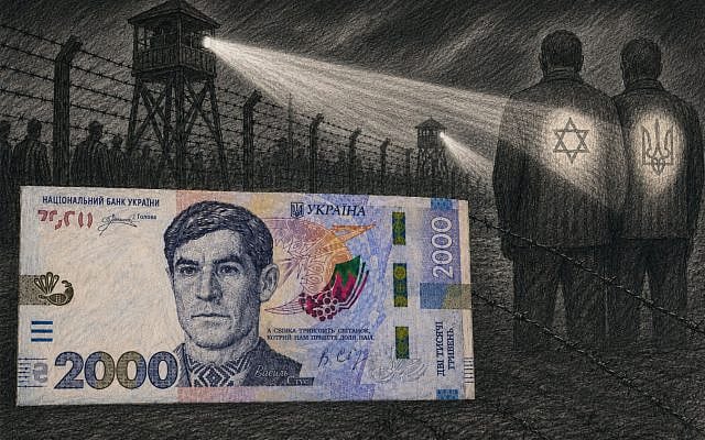 Ukraine’s New 2,000-Hryvnia Note: Vasyl Stus, the Jewish Prisoner Who Saved His Poems, and the Israeli Connection. The image was created using AI.