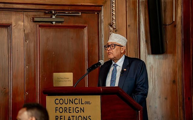 President Abdirahman Mohamed Abdullahi (Cirro) addresses the Council on Foreign Relations, New York, September 24, 2026. (Photo: Office of the President, Republic of Somaliland) President Abdirahman Mohamed Abdullahi (Cirro) addresses the Council on Foreign Relations, New York, September 24, 2026. (Photo: Office of the President, Republic of Somaliland)