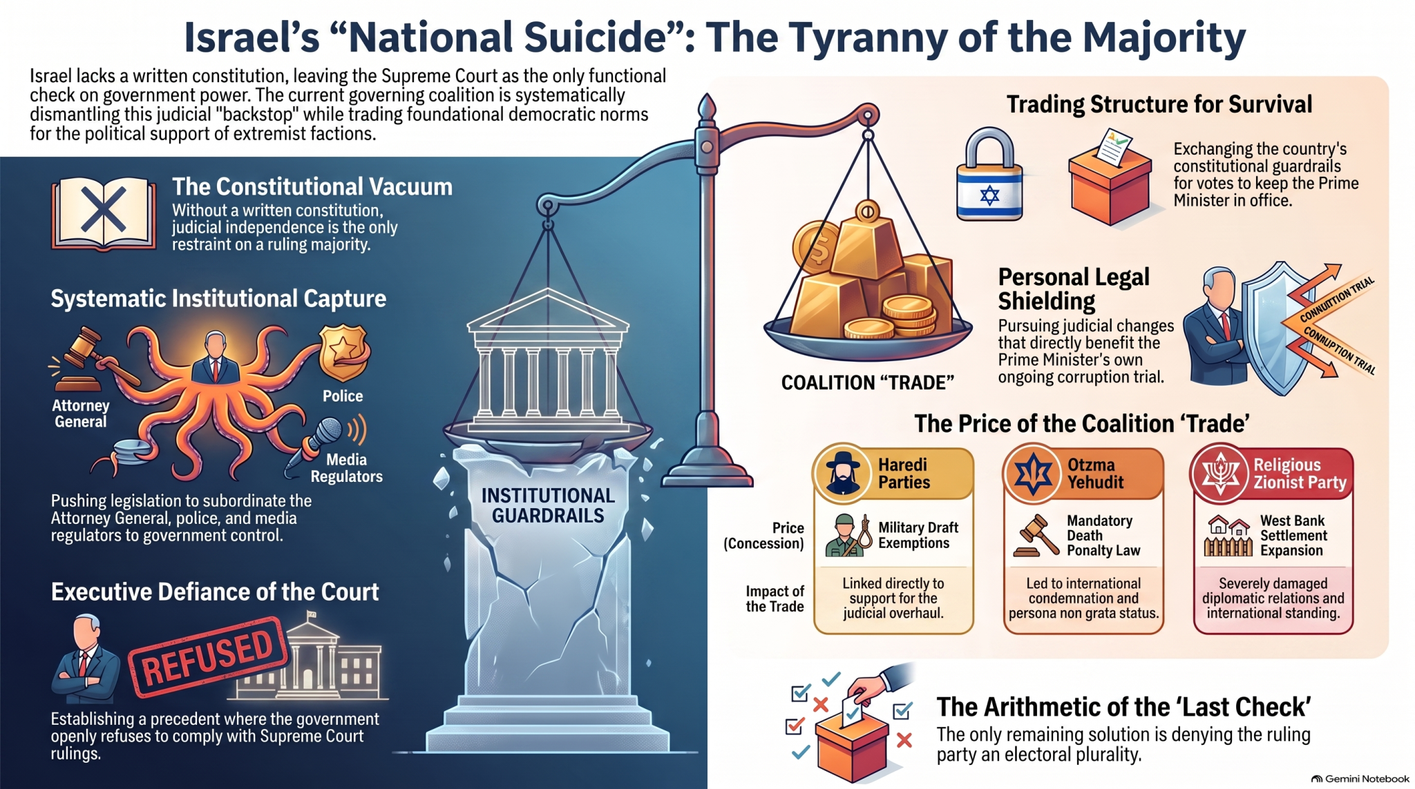 The Blogs: Israel Is Committing Suicide by Tyranny of the Majority