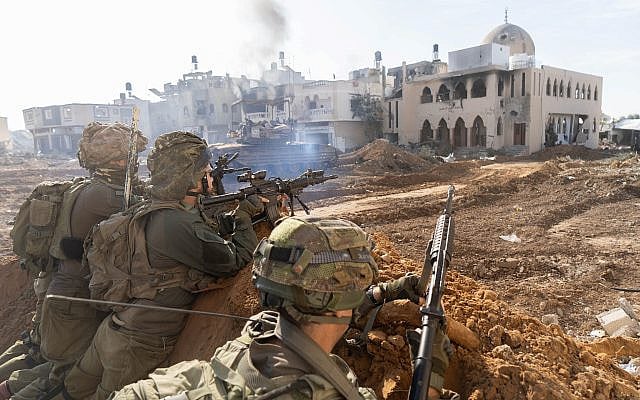 IDF Paratroopers Brigade forces engaging Hamas in the Gaza Strip, January 2024 IDF Paratroopers Brigade forces engaging Hamas in the Gaza Strip, January 2024