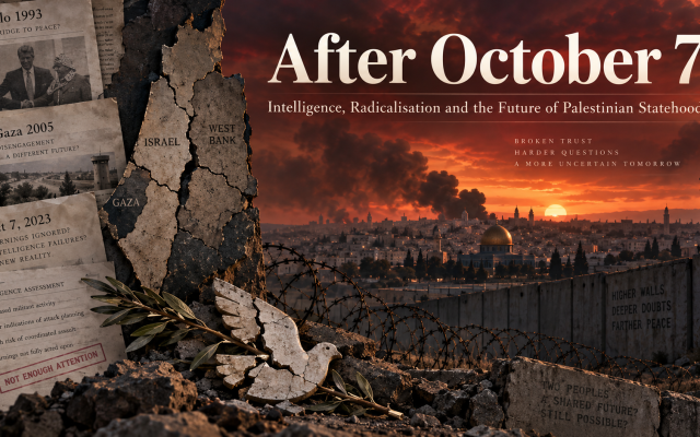 After October 7: Broken trust, failed political experiments, and the growing question of whether Palestinian statehood can coexist with Israel’s security.